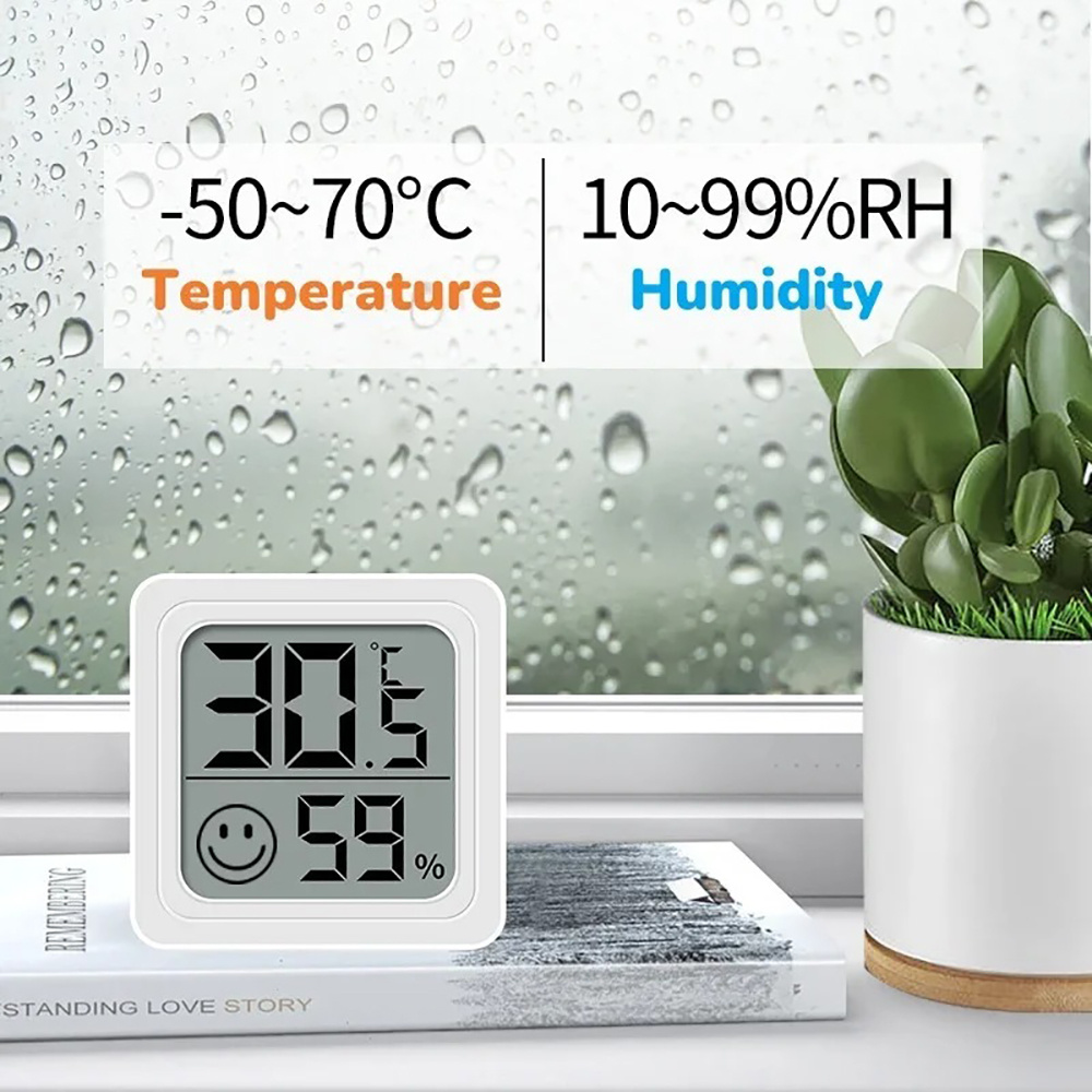 Portable LCD Digital Thermomet - Digital Hygrometer Probe recension och pris