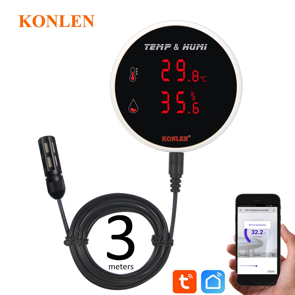 Tuya WIFI Temperature Humidity - Digital Hygrometer Probe recension och pris