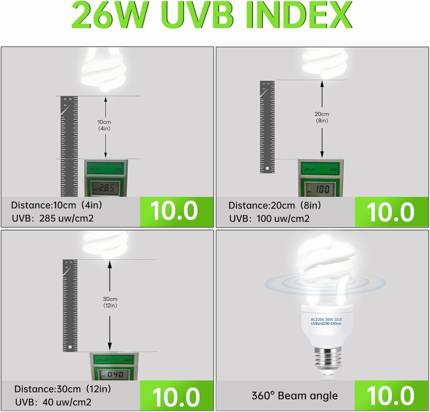 UVB 5.0 10.0 Reptile Heating L - Calcium Powder Reptile recension och pris
