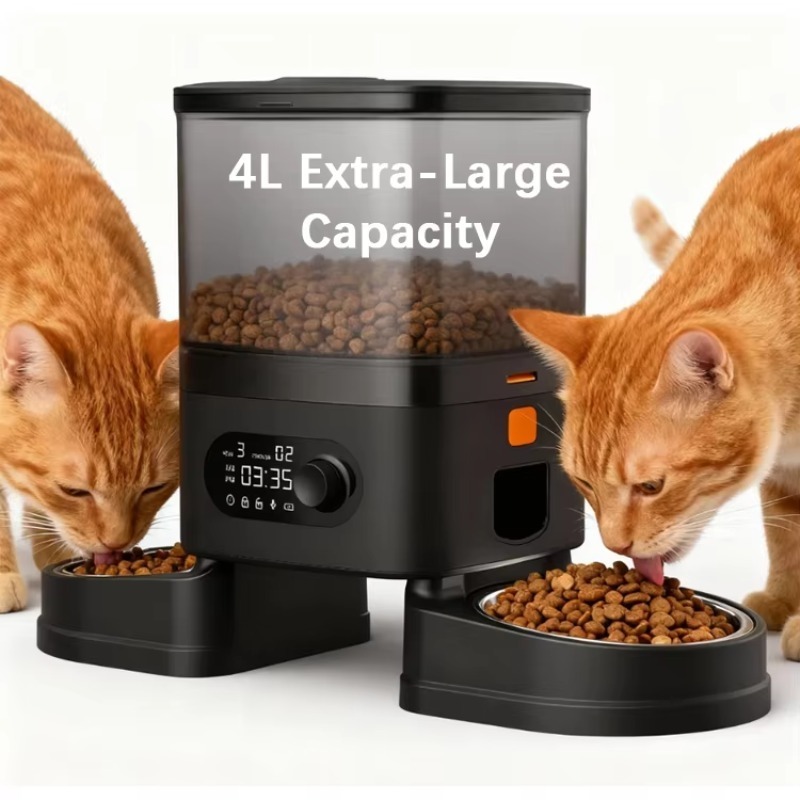Automatic Pet Feeder Smart Cat - Timer Dual Outlet recension och pris