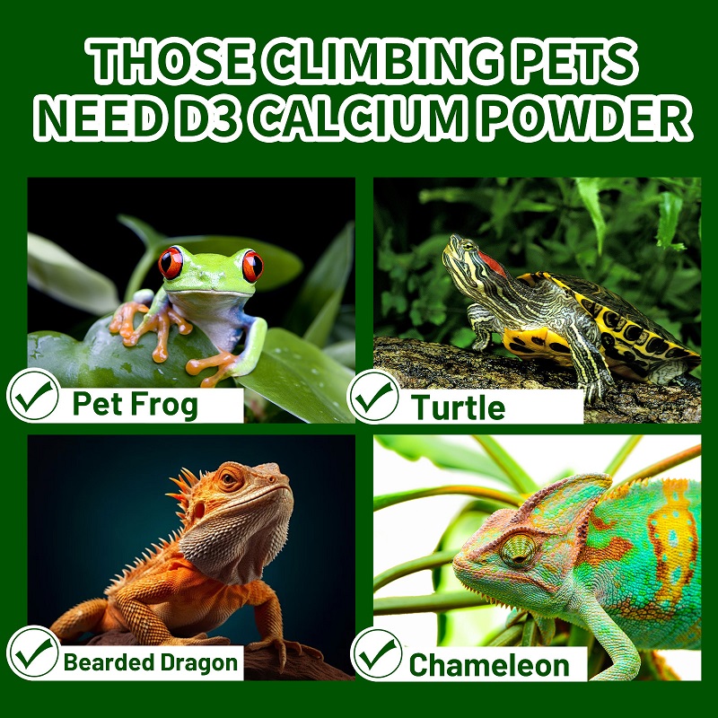 Crawling Pet Vitamin D3 Calciu - Calcium Powder Reptile recension och pris