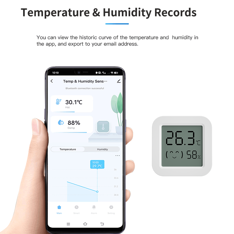 Tuya Zigbee Temperature Humidi - Digital Hygrometer Probe recension och pris