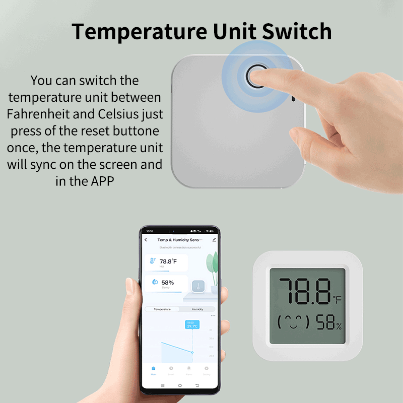 Tuya Zigbee Temperature Humidi - Digital Hygrometer Probe recension och pris