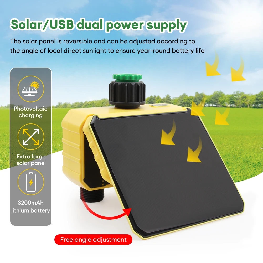 WiFi Solar Timer Dual Water Va - Timer Dual Outlet recension och pris