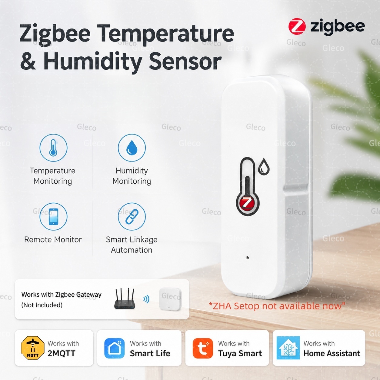 Tuya Zigbee 3.0 Mini Temperatu - Digital Hygrometer Probe recension och pris