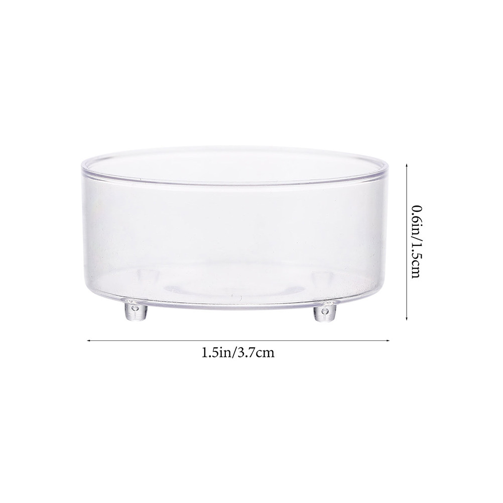 10Pcs Acrylic Reptile Food Dis - Water Dish Reptile recension och pris