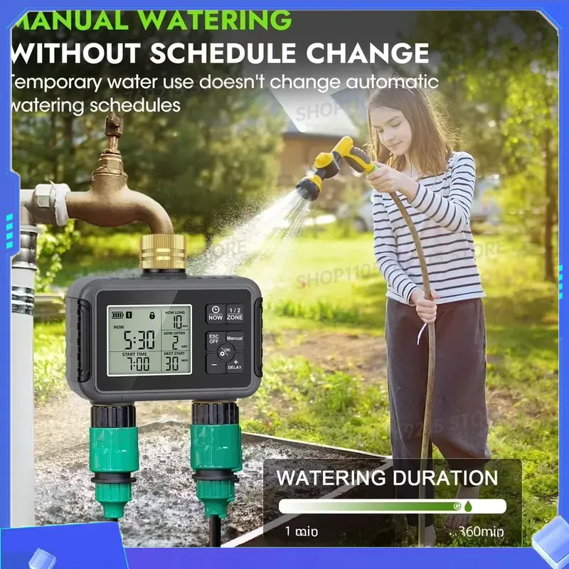 Smart Water Controller Irrigat - Timer Dual Outlet recension och pris