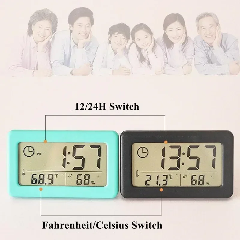 Digital Clock Alarm Clocks Bed - Digital Hygrometer Probe recension och pris
